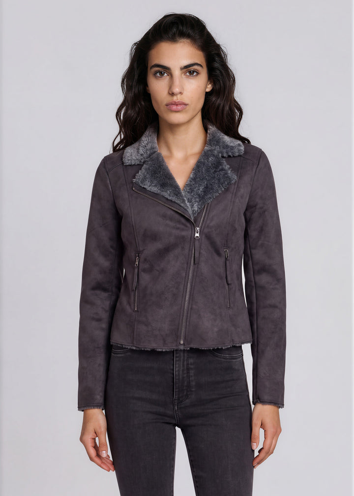 Chinchilla Moto Jacket