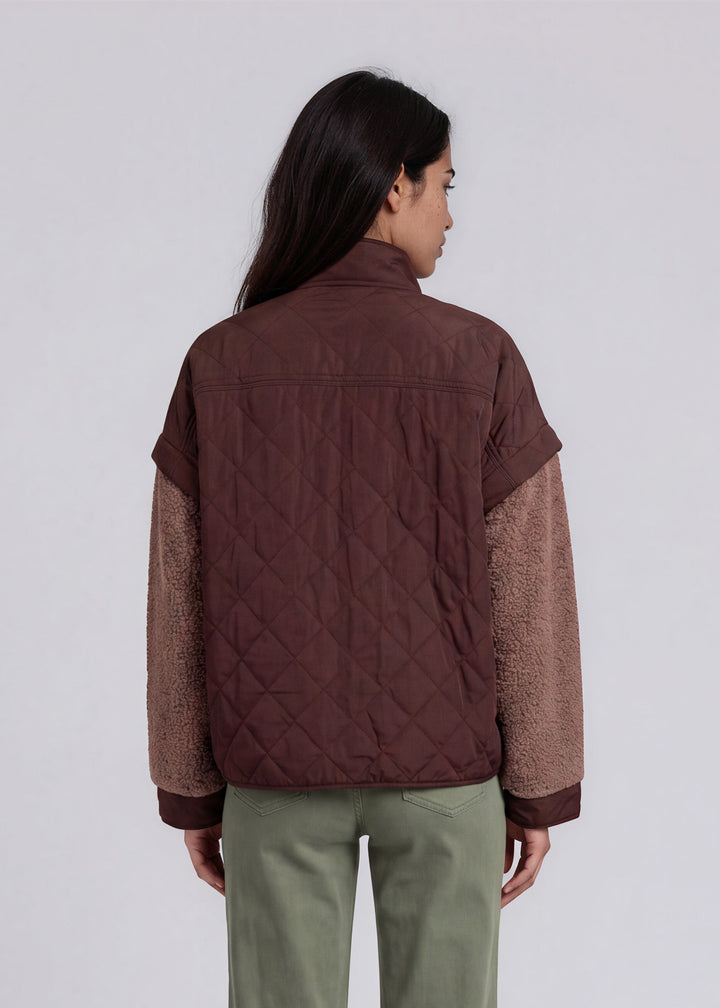 Sherpa Drop Shoulder Convertible Jacket
