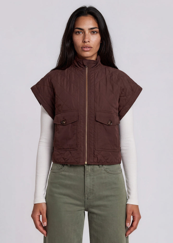 Sherpa Drop Shoulder Convertible Jacket