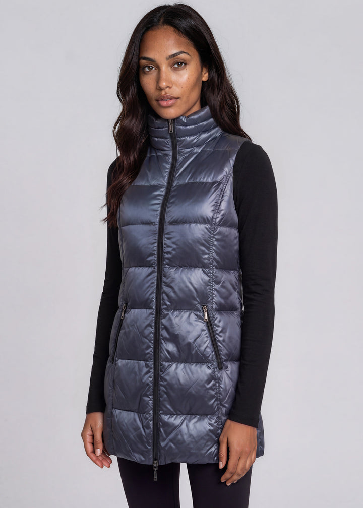 Timberline Metallic Nylon Down Vest