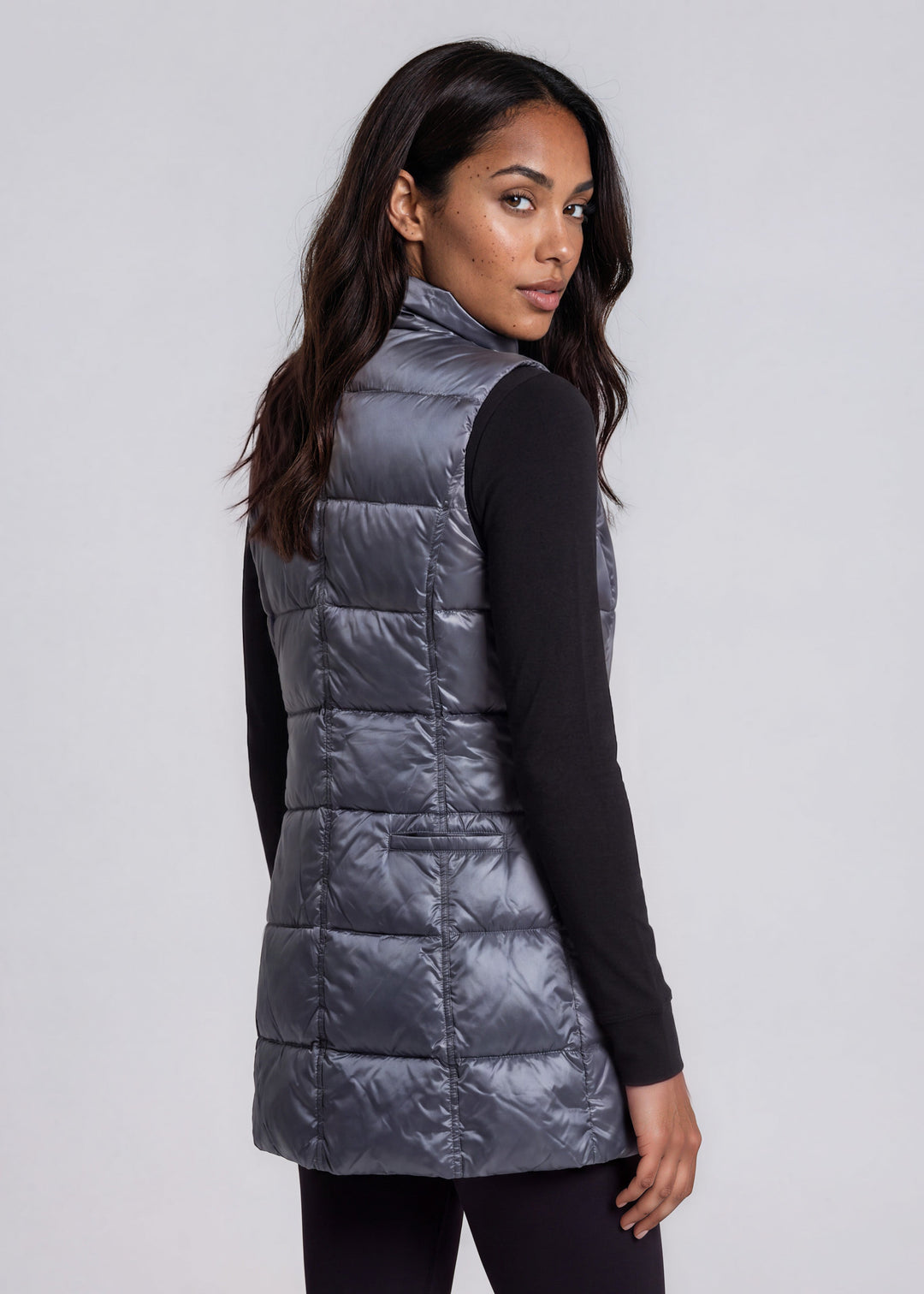 Timberline Metallic Nylon Down Vest