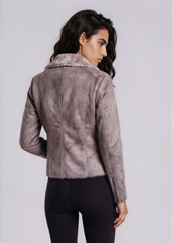 Chinchilla Moto Jacket