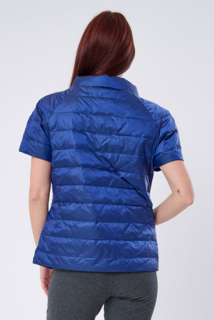 Zermatt Short Sleeve Quilted Puffer Jacket | Chic, Lightweight