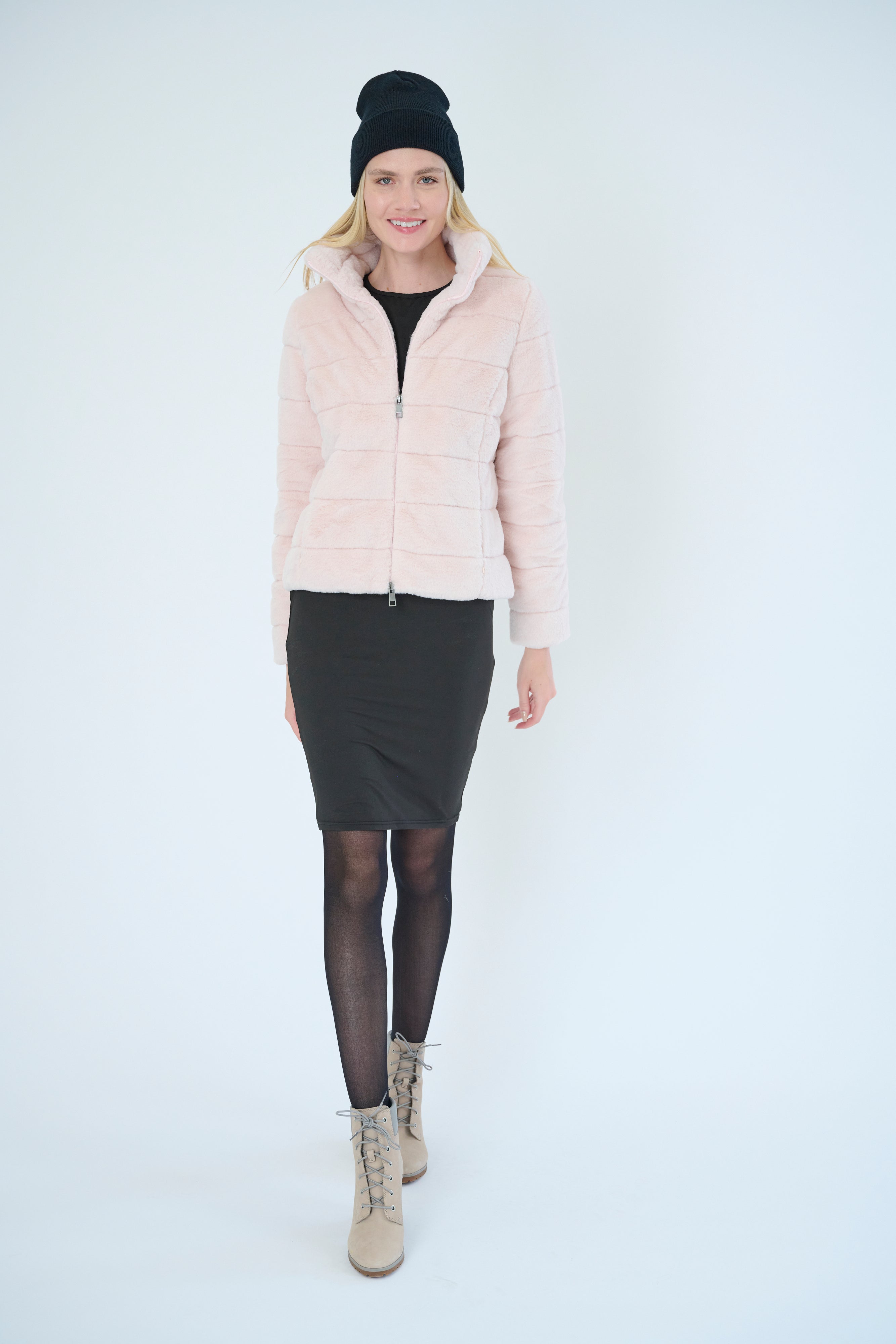 Faux Fur Quilted Jacket – MyAnorak