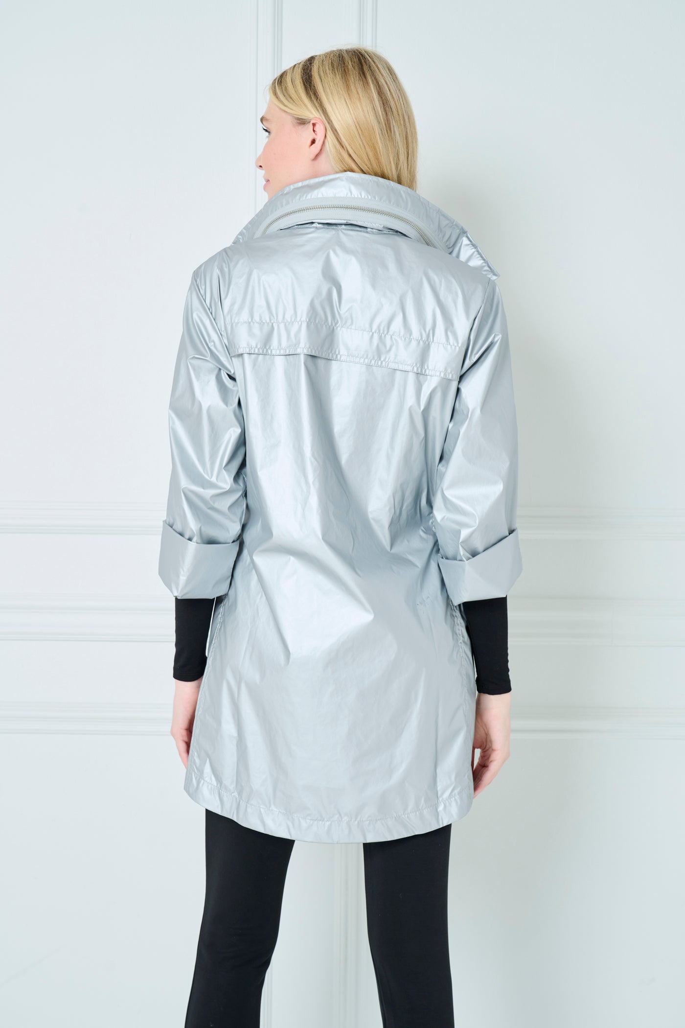 Metallic Rain Jacket