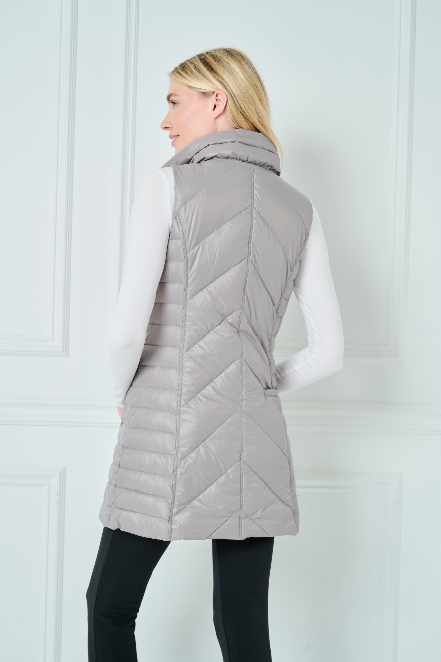 Chevron Quilted Vest MyAnorak