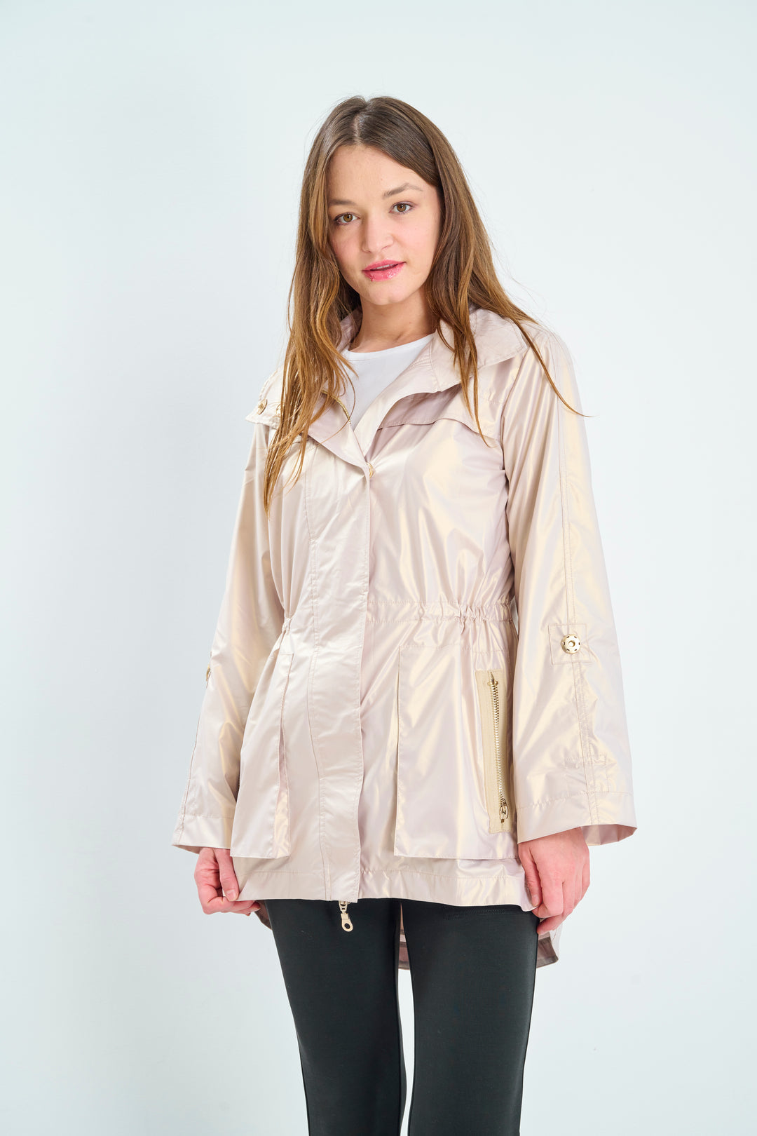 Metallic Rain Jacket