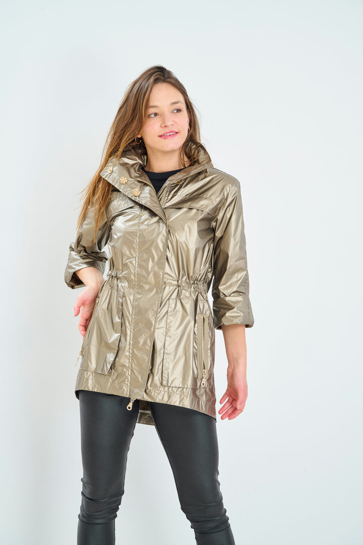 Metallic Rain Jacket