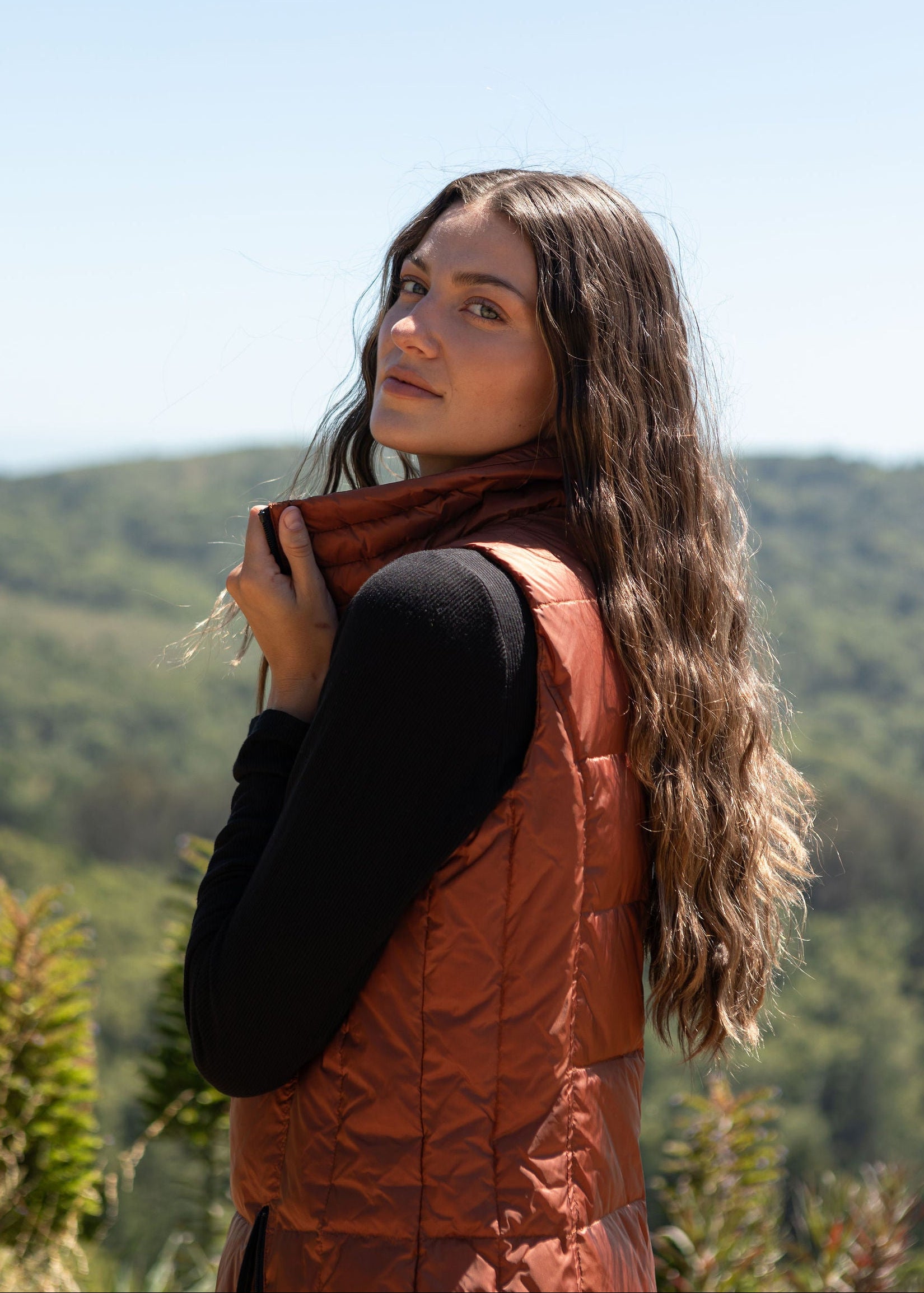 Timberline Metallic Nylon Down Women's Vest| MyAnorak