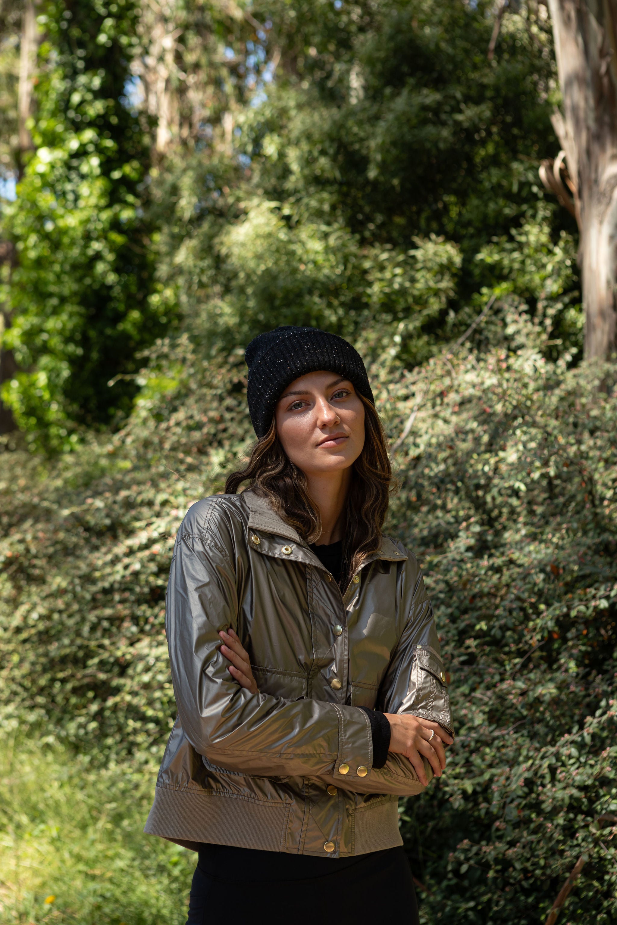 L'Arc〜en〜Ciel LONG AVIATOR JACKET Metallic Aviator Jacket – MyAnorak