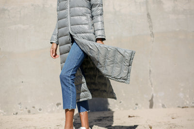 Quilted Nylon Duster Jacket