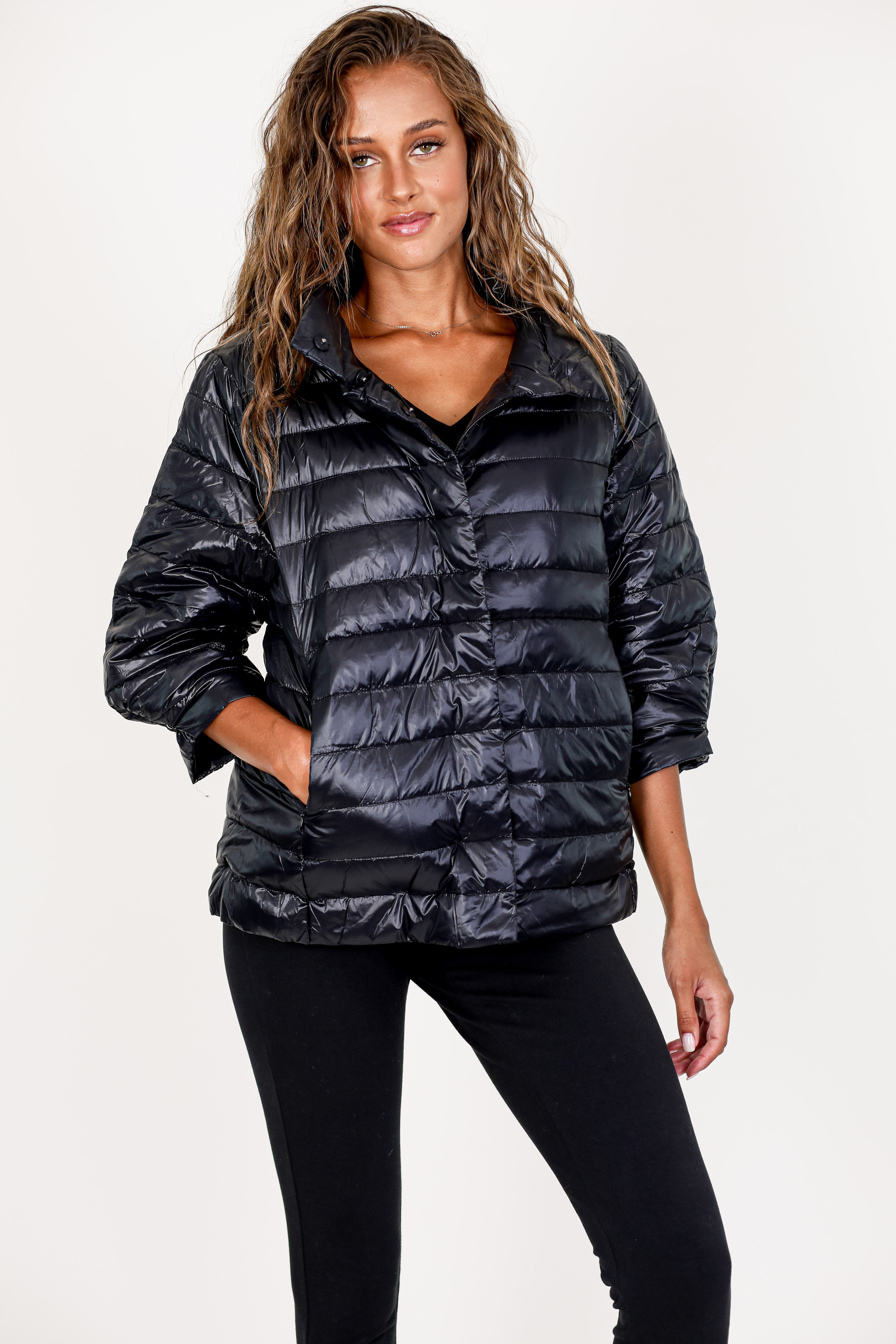 Crop Sleeve Puffer Jacket – MyAnorak