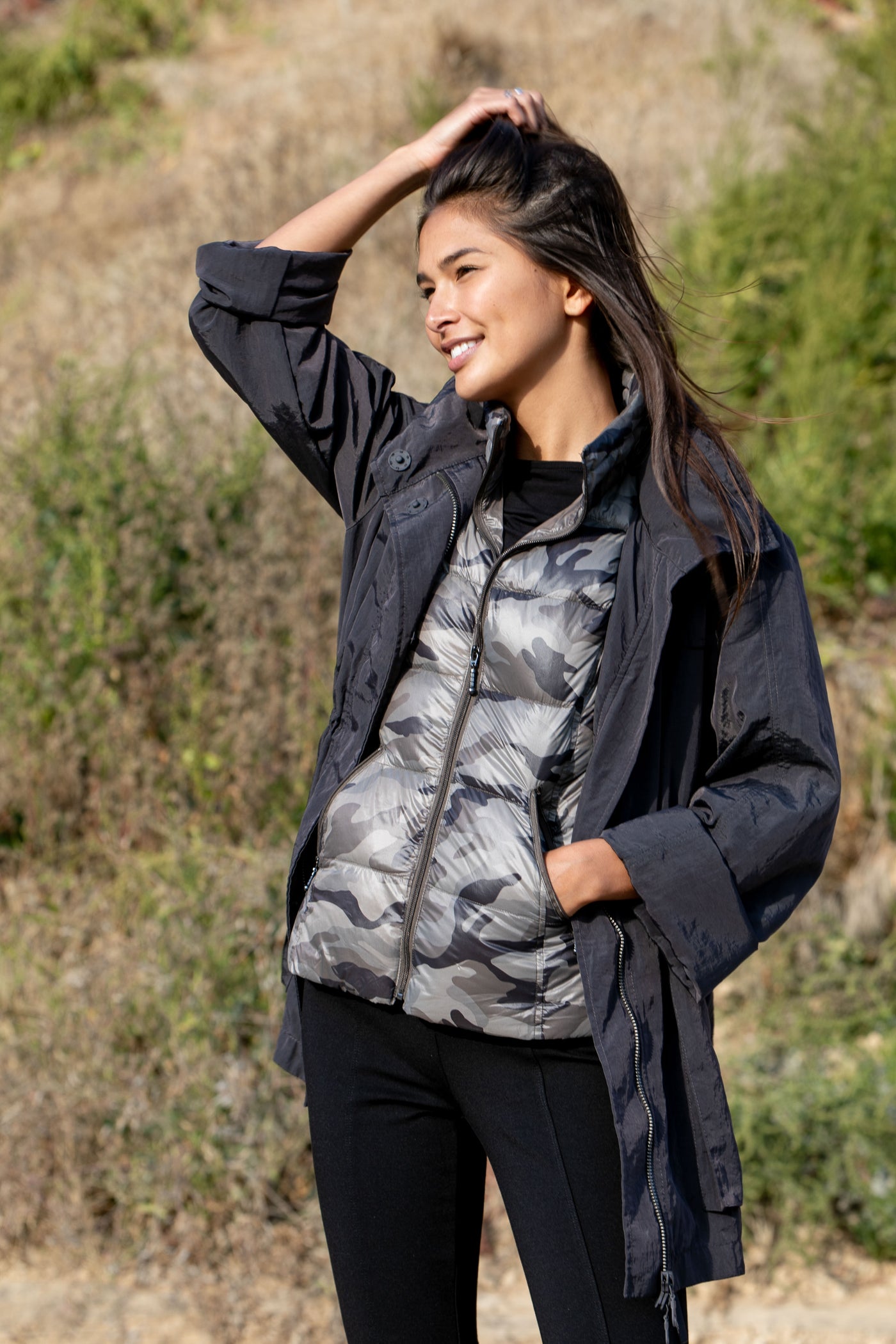 Hooded Down Vest