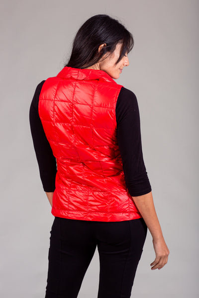 Womens Quilted Puffer Wrap Vest