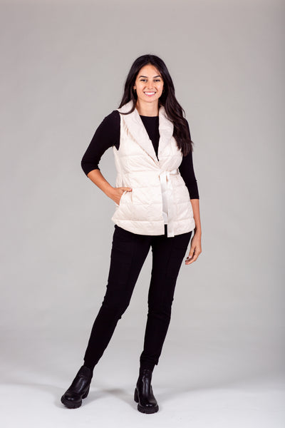 Womens Quilted Puffer Wrap Vest