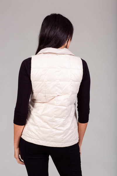 Womens Quilted Puffer Wrap Vest