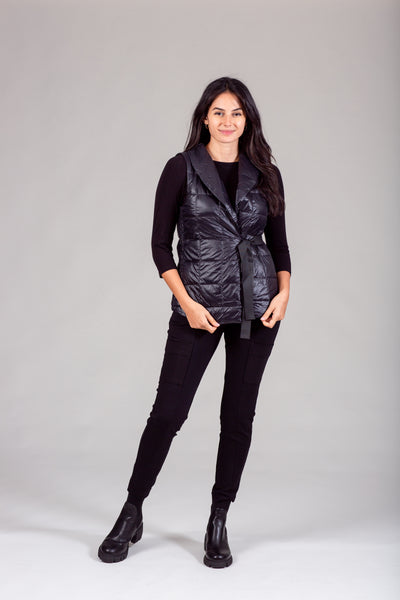 Womens Quilted Puffer Wrap Vest