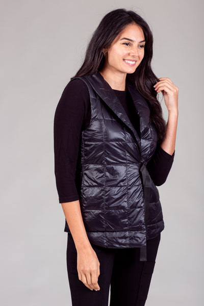 Womens Quilted Puffer Wrap Vest