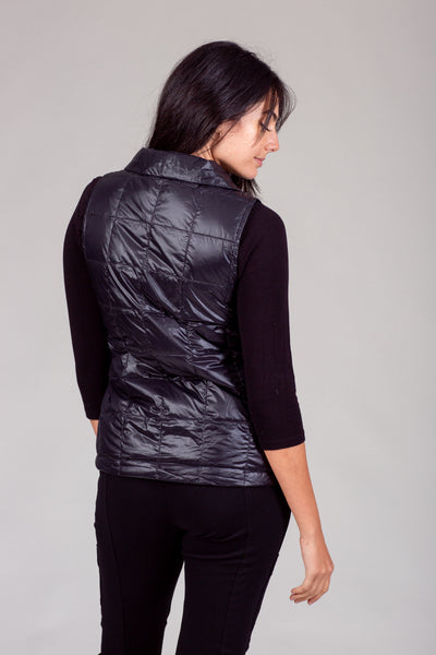 Womens Quilted Puffer Wrap Vest