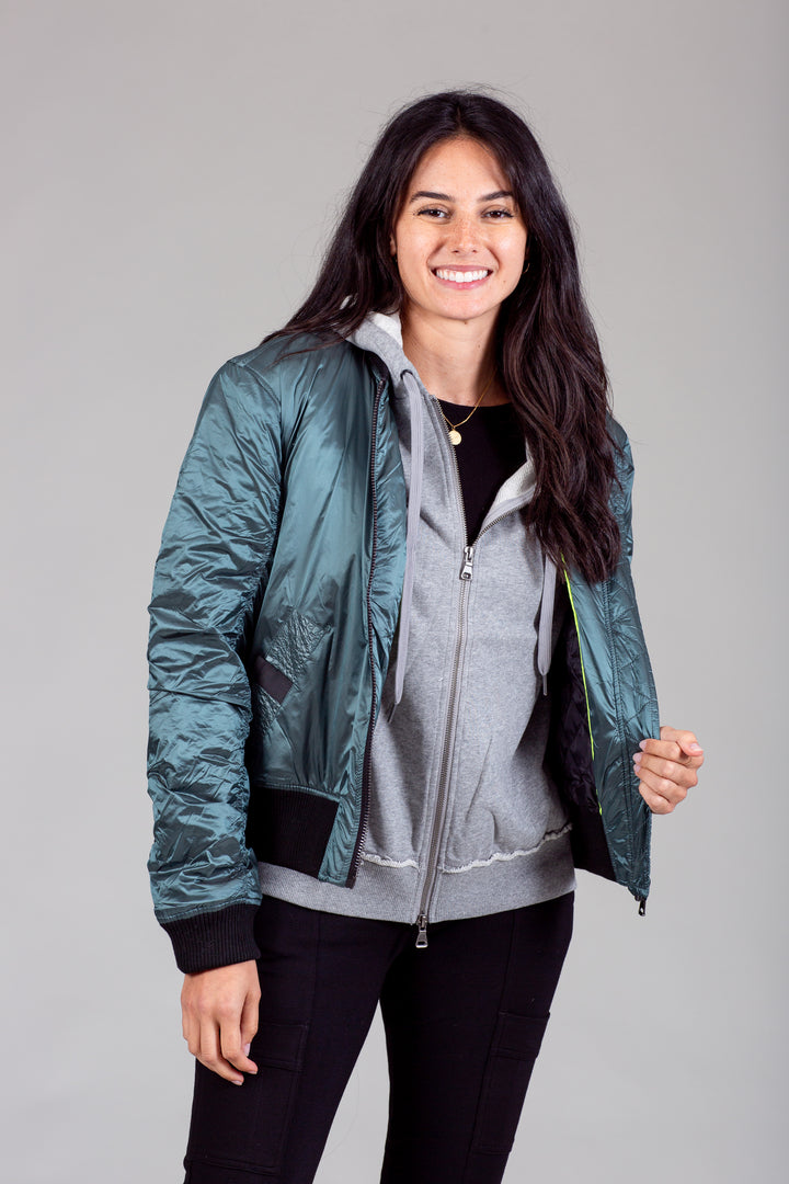 womens athletic bomber jacket