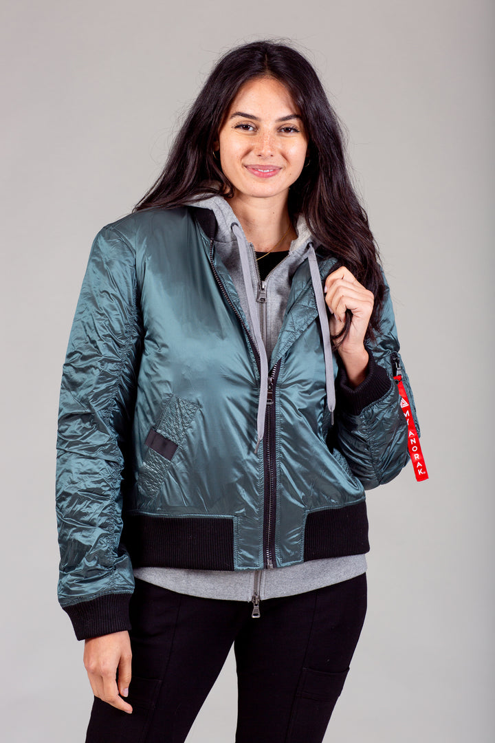 womens athletic bomber jacket