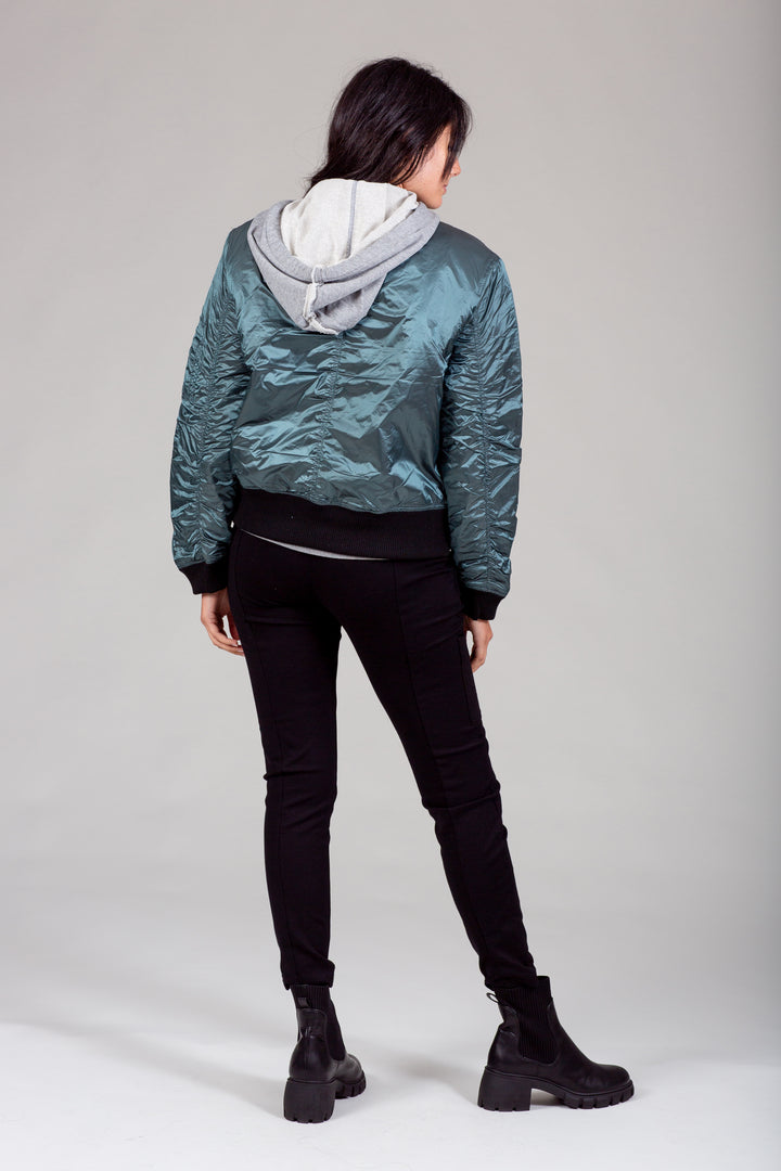 womens athletic bomber jacket