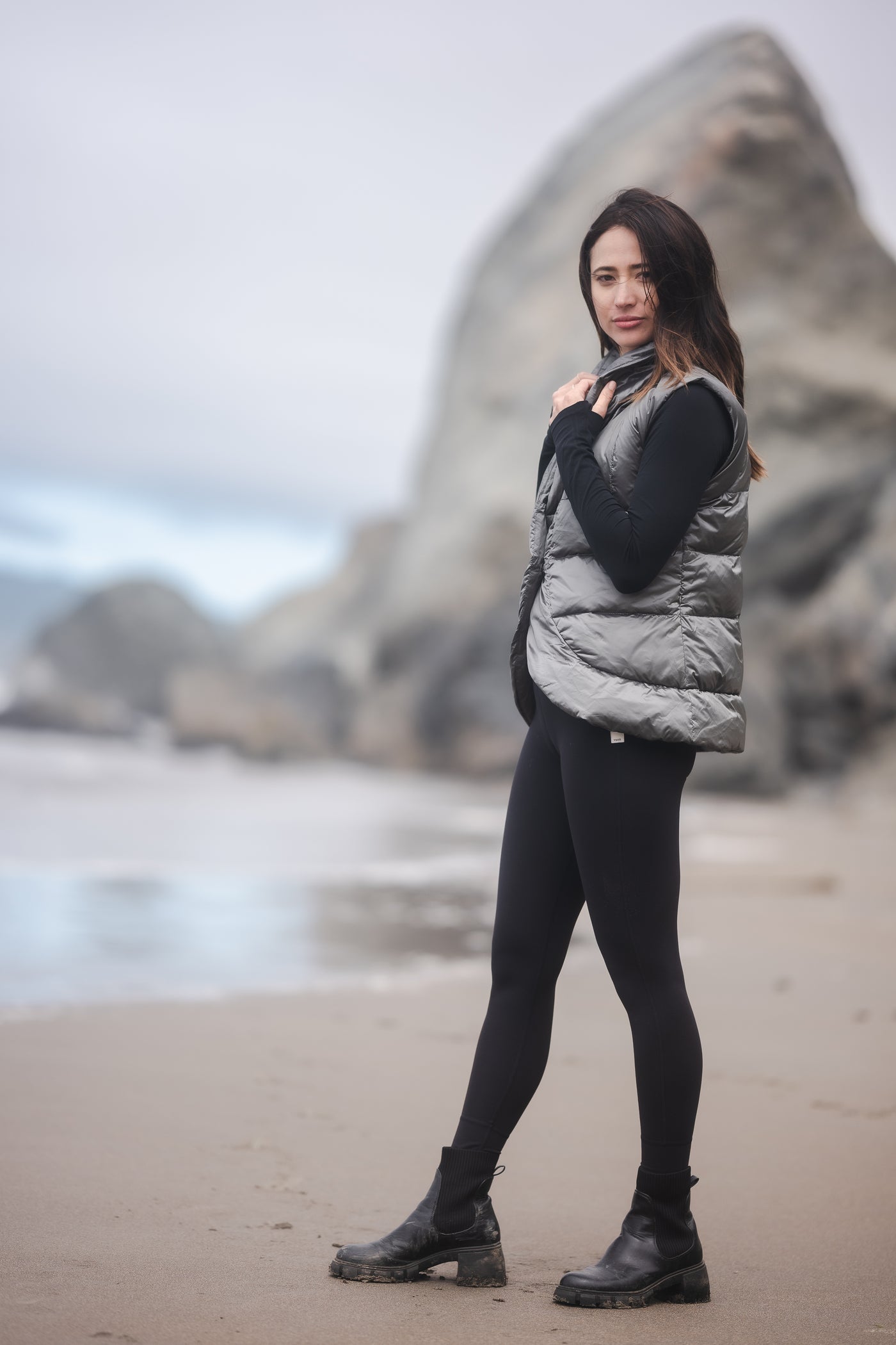 puffer short womens vest
