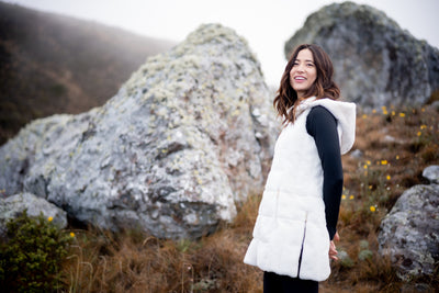 Cozy Faux Fur Quilted Vest