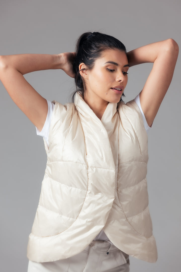 puffer short womens vest