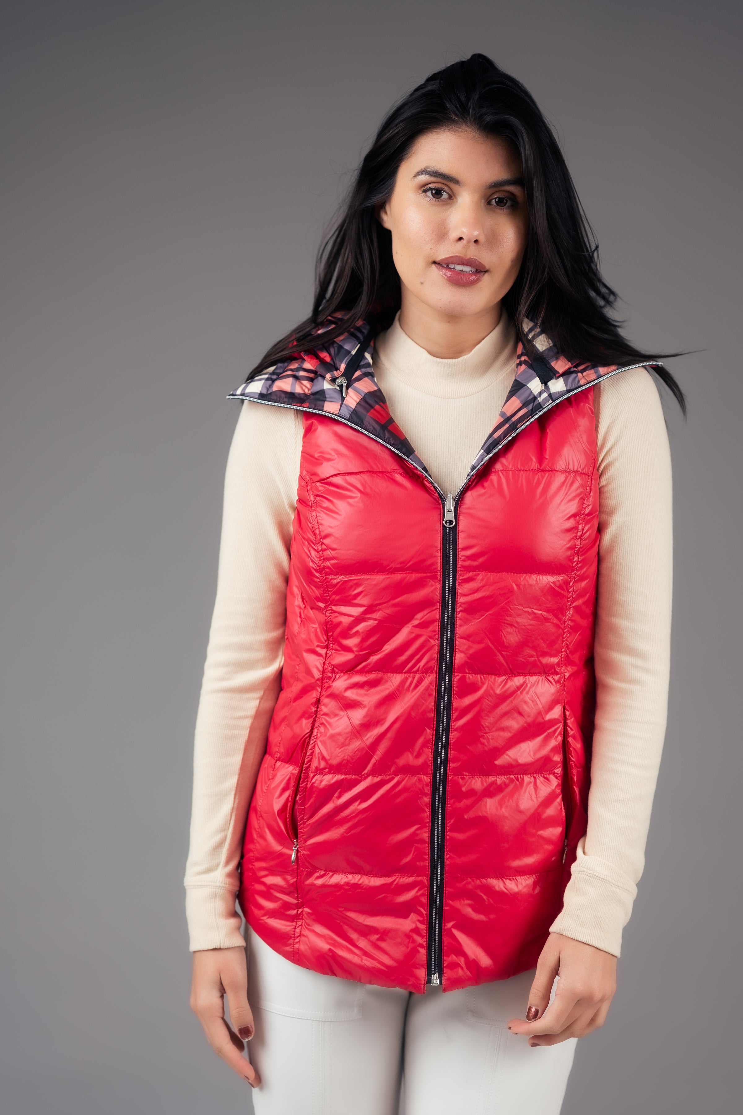 reversible short vest