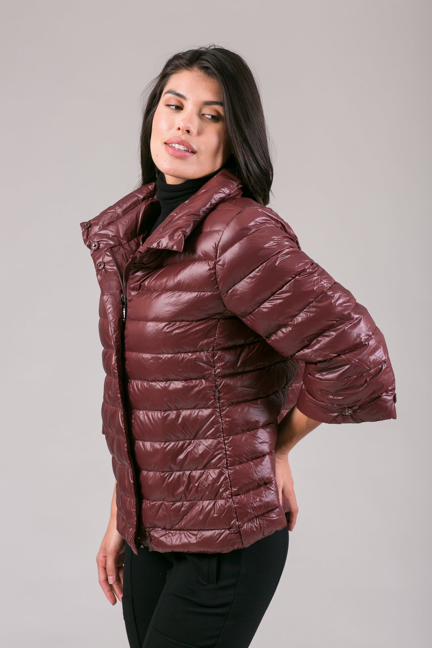 Crop Sleeve Puffer Jacket – MyAnorak