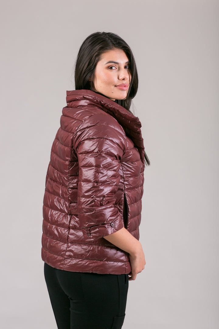 Crop Sleeve Puffer Jacket