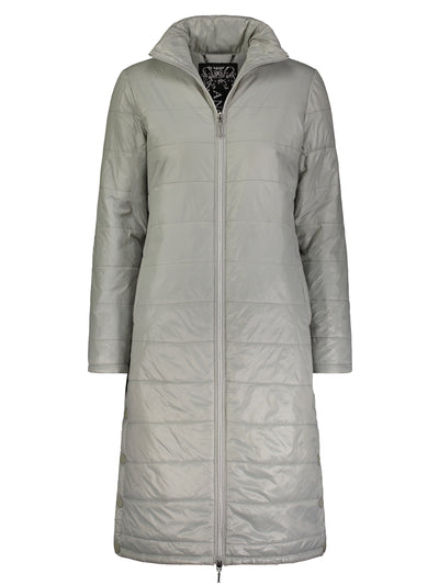 Quilted Nylon Duster Jacket
