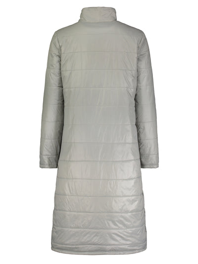 Quilted Nylon Duster Jacket