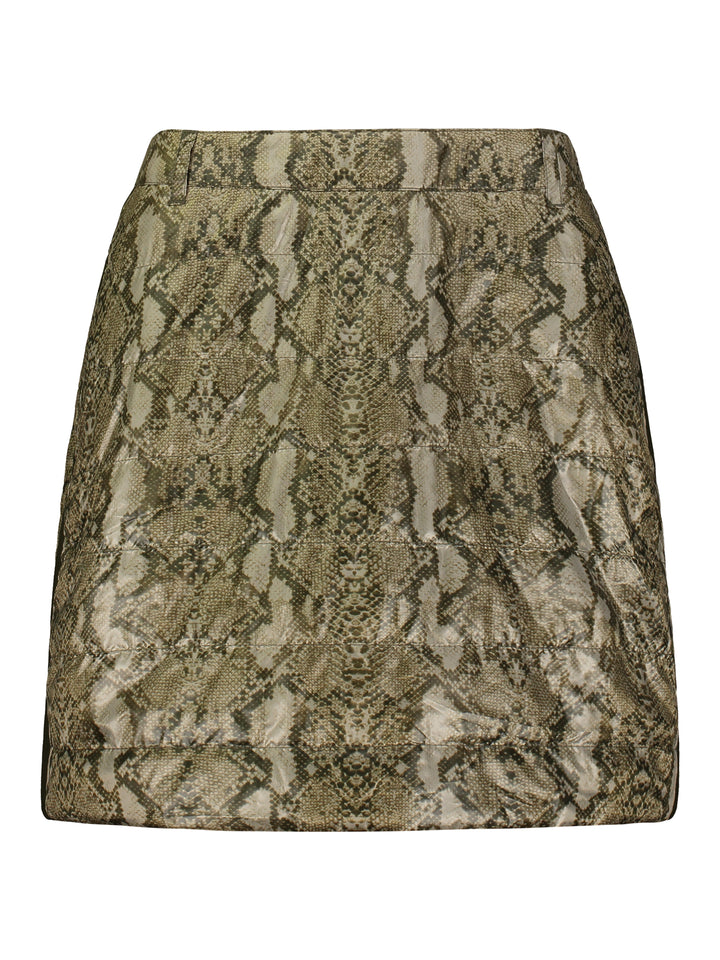 Quilted Nylon Skirt