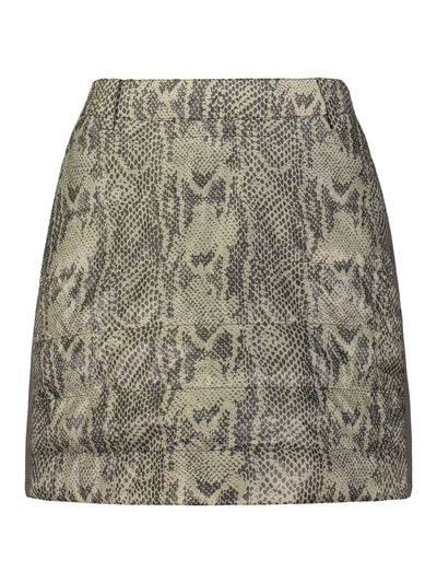 Quilted Nylon Skirt