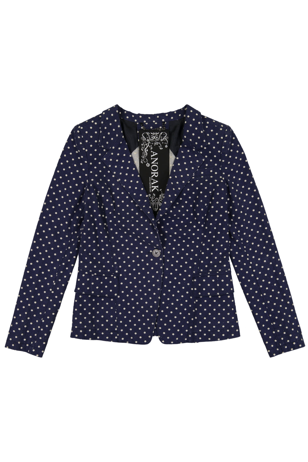 Printed Linen Blazer