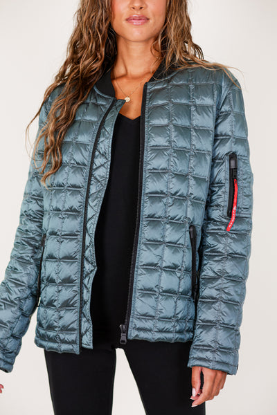 Metallic Quilted Jacket