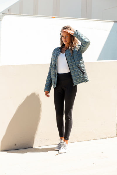 Metallic Quilted Jacket