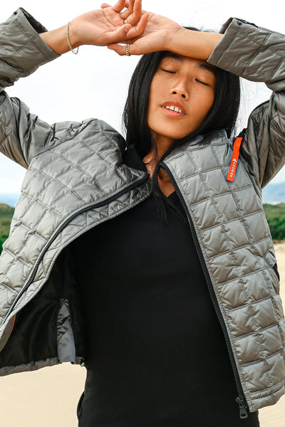 Metallic Quilted Jacket