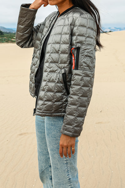 Metallic Quilted Jacket
