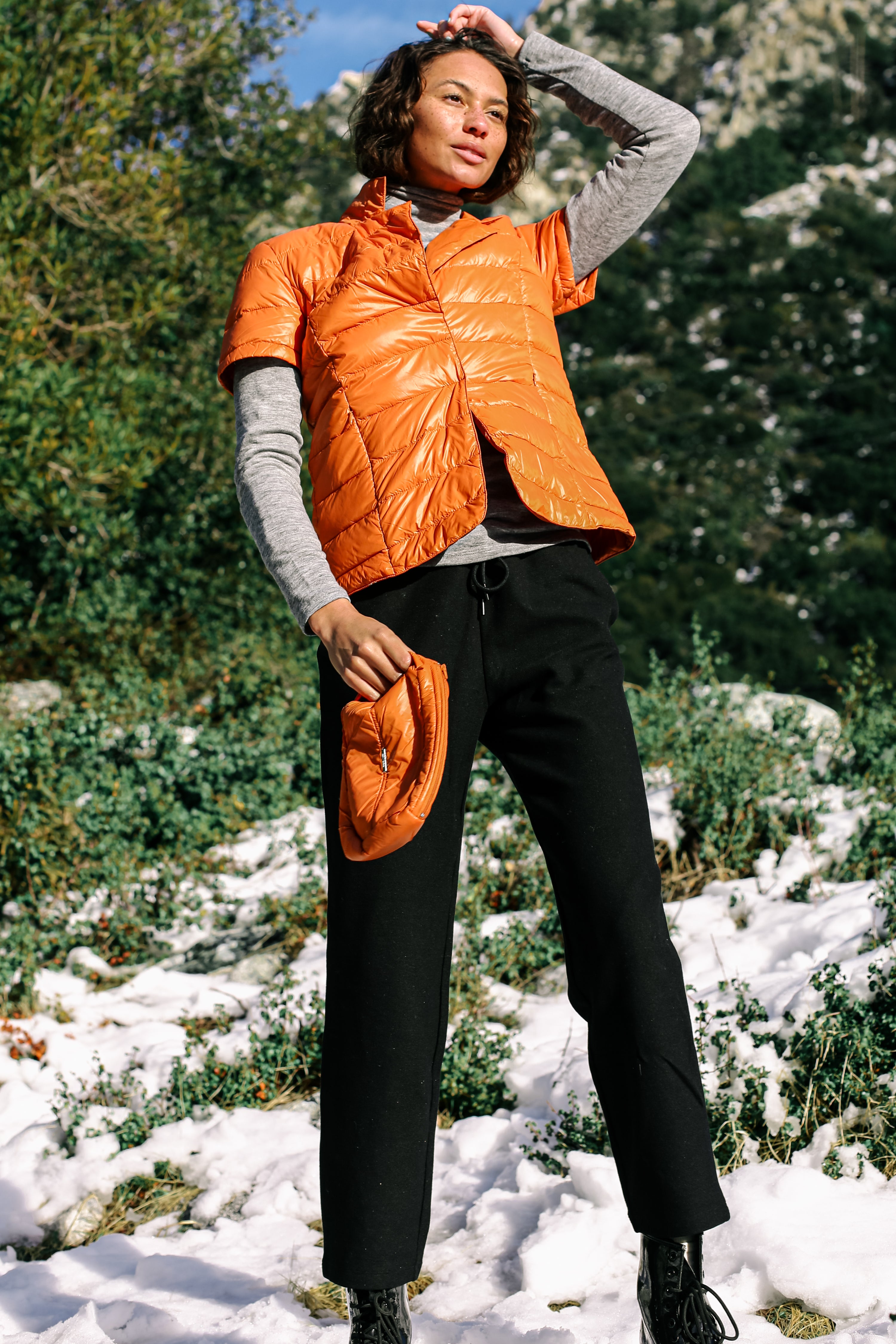 Notch Collar Short Sleeve Jacket MyAnorak