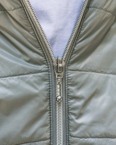 Quilted Nylon Duster Jacket