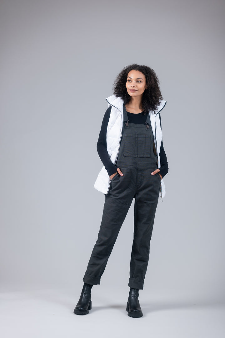Short Metallic Down Vest