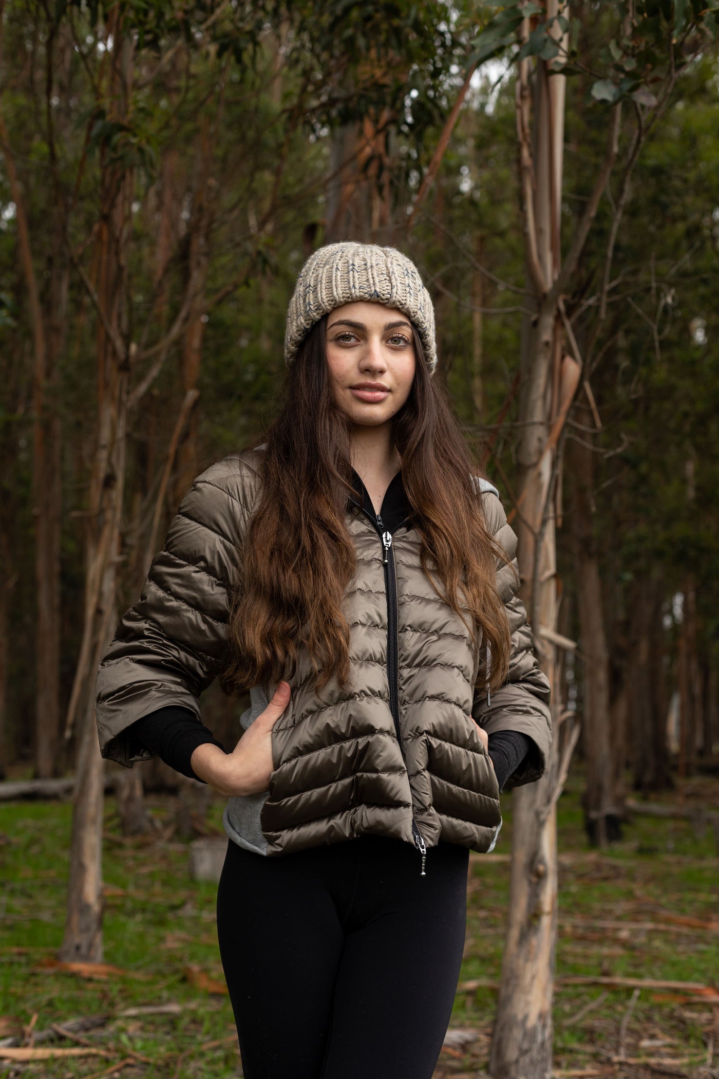 Hooded Flare Jacket