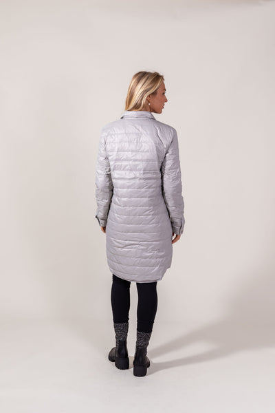 Quilted Down Shacket