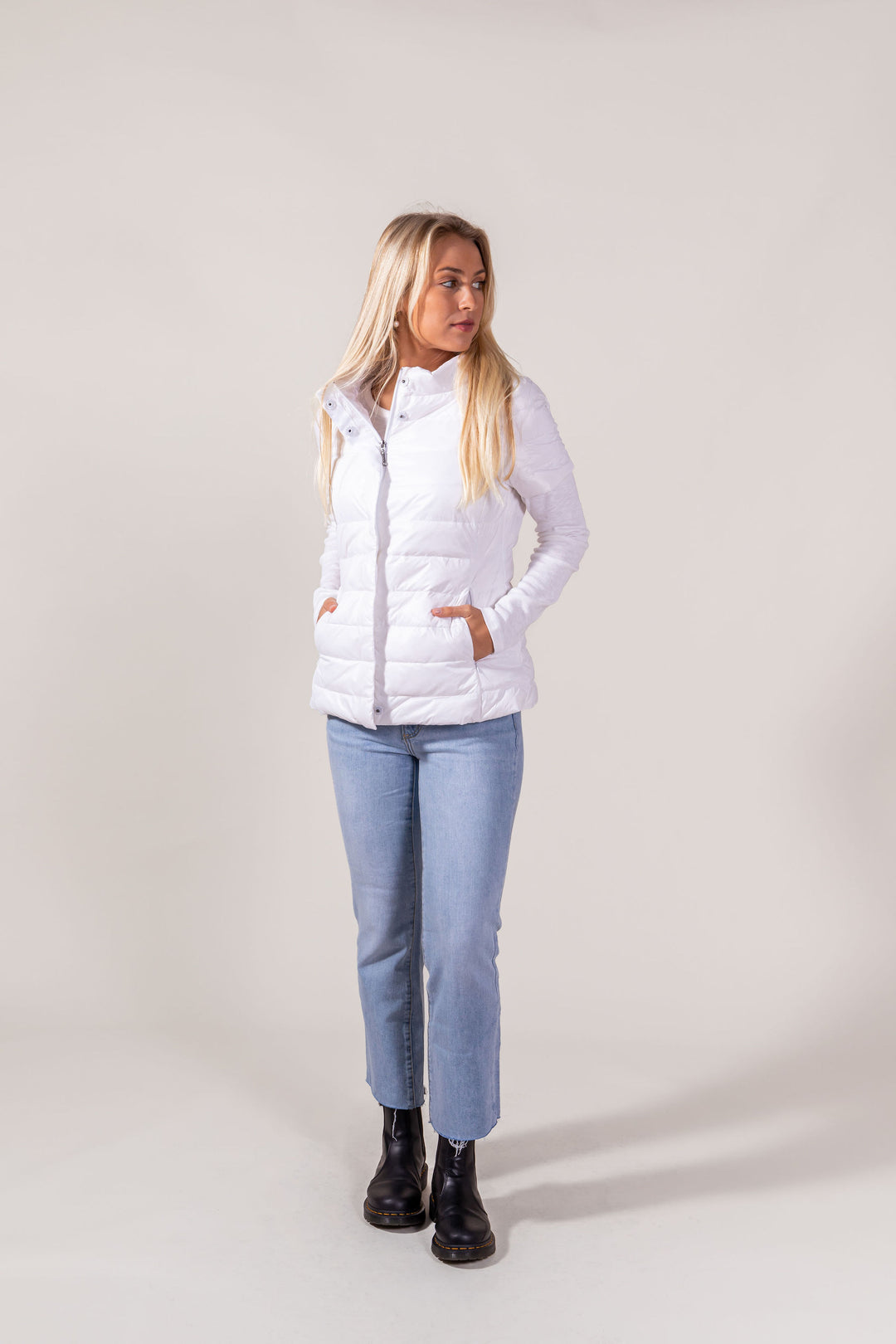 Short Sleeve Puffer Jacket