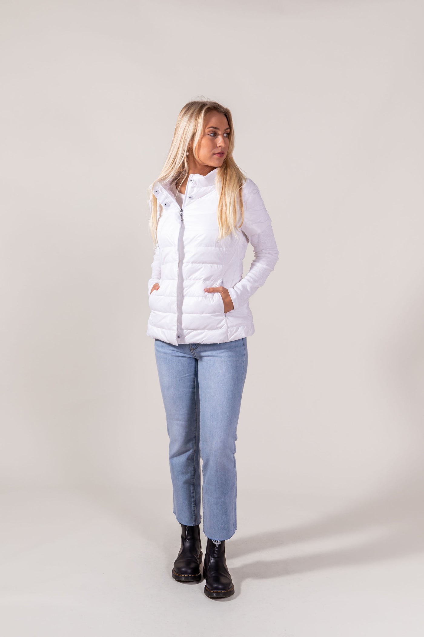 Short Sleeve Puffer Jacket
