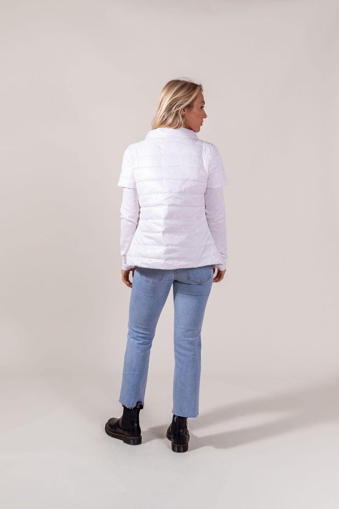 Short Sleeve Puffer Jacket