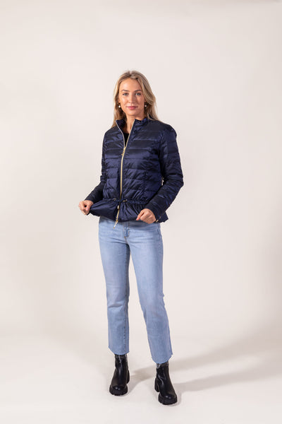Peplum Puffer Jacket